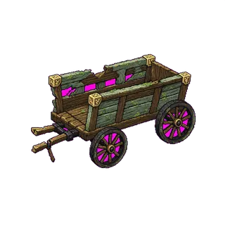 damaged abandoned cart