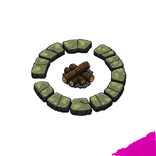 damaged campfire ring
