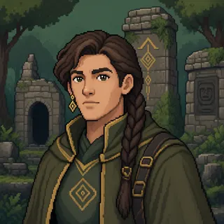 original adult explorer, calm expression