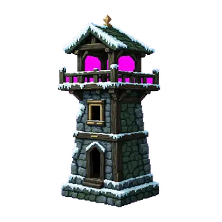 frosted watchtower