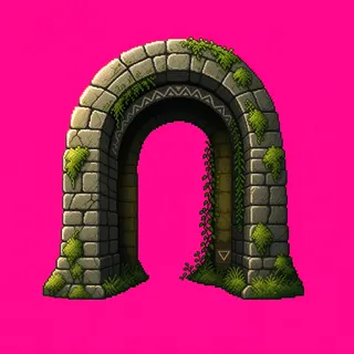 weathered archway