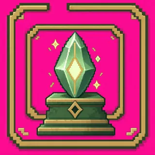 energy crystal, rare accent design