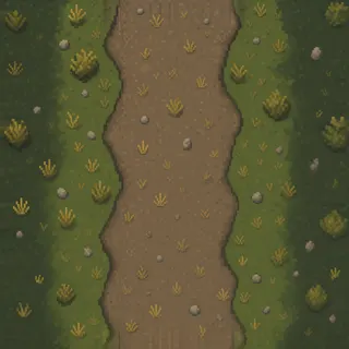 clean packed dirt path