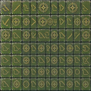 weathered dusty tiled floor