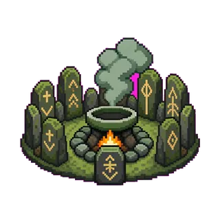 clean campfire ring