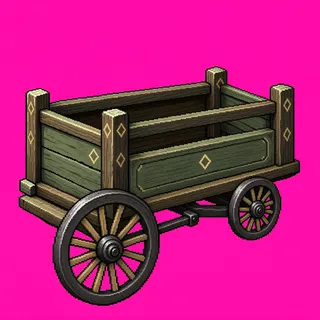 weathered abandoned cart