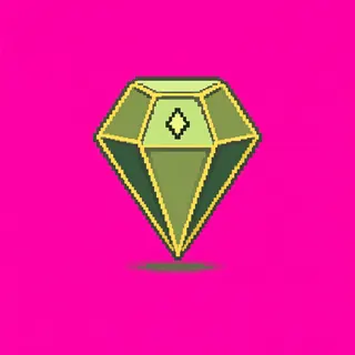 gem, plain design