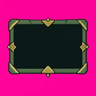 empty dialogue frame, pressed state