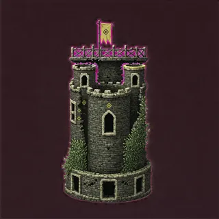 overgrown watchtower