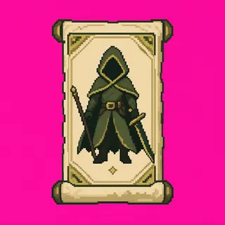 quest scroll, ornate design