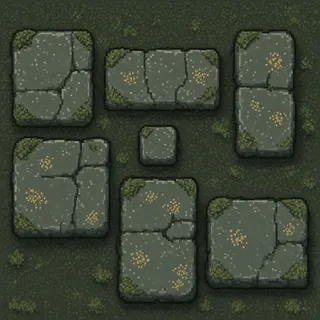 damp flat paving