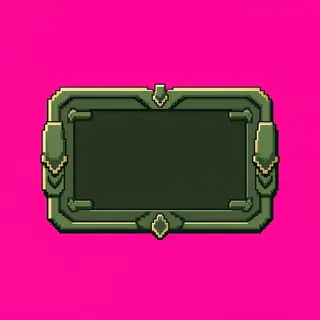 empty menu panel, pressed state