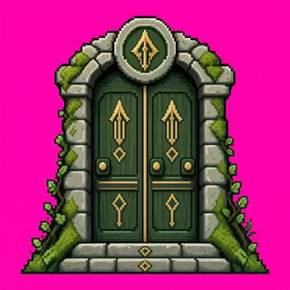 door, ornate design