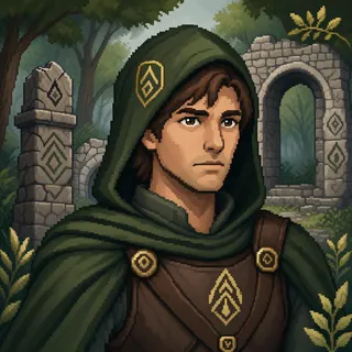 original adult ranger, calm expression