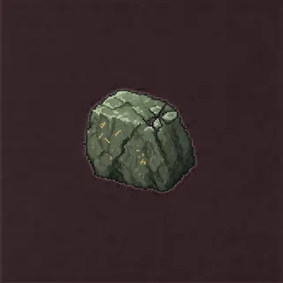 damaged small rock