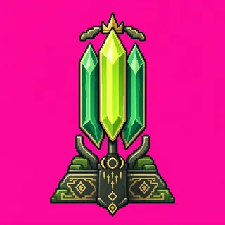 energy crystal, ornate design