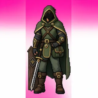 original adult player adventurer, facing north