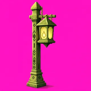 clean lantern post