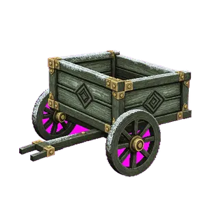 frosted abandoned cart