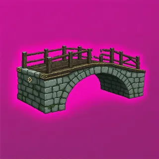 damaged small bridge