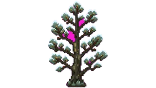 frosted tall shrub