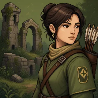 original adult scout, calm expression