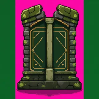 wall isolated pillar, weathered