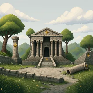 ancient landmark at daylight