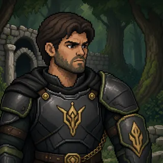 original adult guard, determined expression
