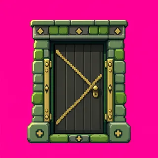 door frame, intact
