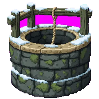frosted well