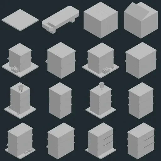 KayKit City Builder Bits 1.0 preview