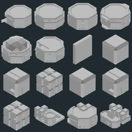 Preview of KayKit Space Base Bits 1.0