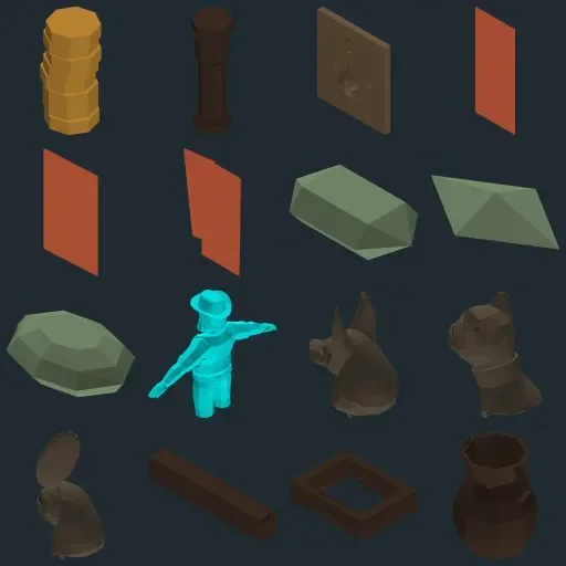 Preview of Polygonal Mind · tomb chaser 1 · Part 1