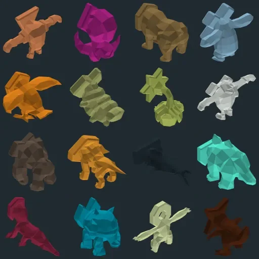 Preview of Polygonal Mind · xyz · Part 1