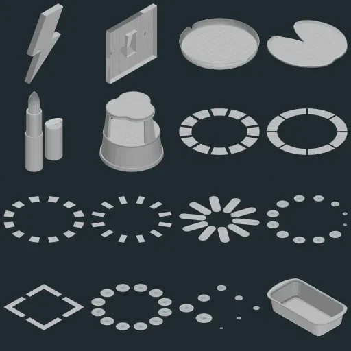 Preview of TheBaseMesh Model Collection · Part 20