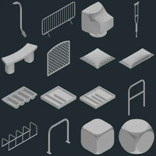 Preview of TheBaseMesh Model Collection · Part 26