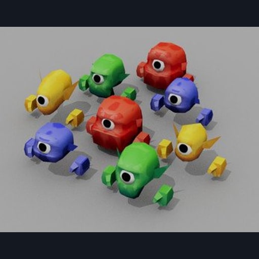 Gobkit Free Minions - Rigged & Animated Low-Poly Characters preview