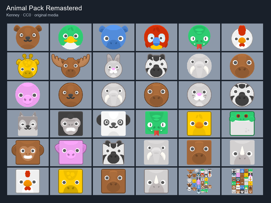 Preview of Animal Pack Remastered