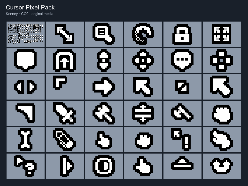 Preview of Cursor Pixel Pack