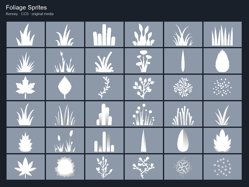 Preview of Foliage Sprites