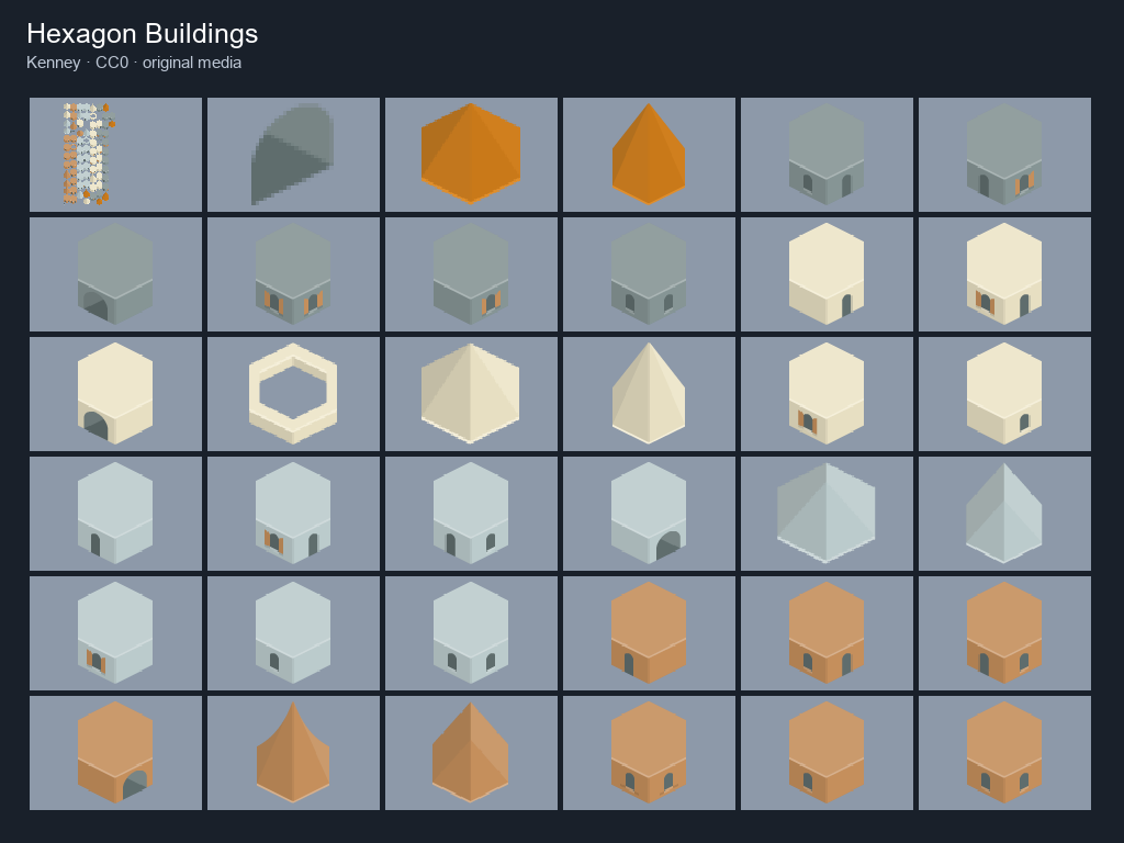 Preview of Hexagon Buildings