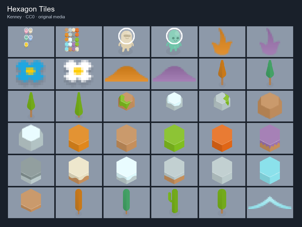Preview of Hexagon Tiles