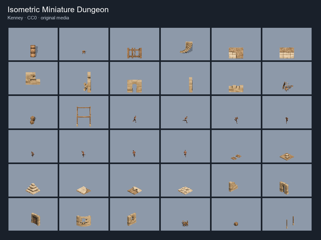 Preview of Isometric Miniature Dungeon