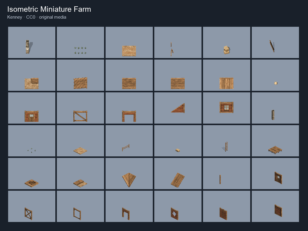 Isometric Miniature Farm preview