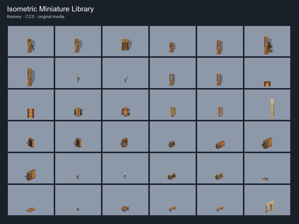 Preview of Isometric Miniature Library