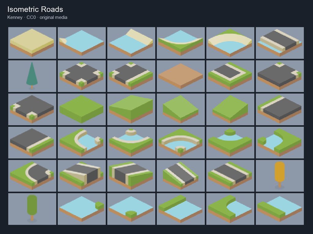 Preview of Isometric Roads
