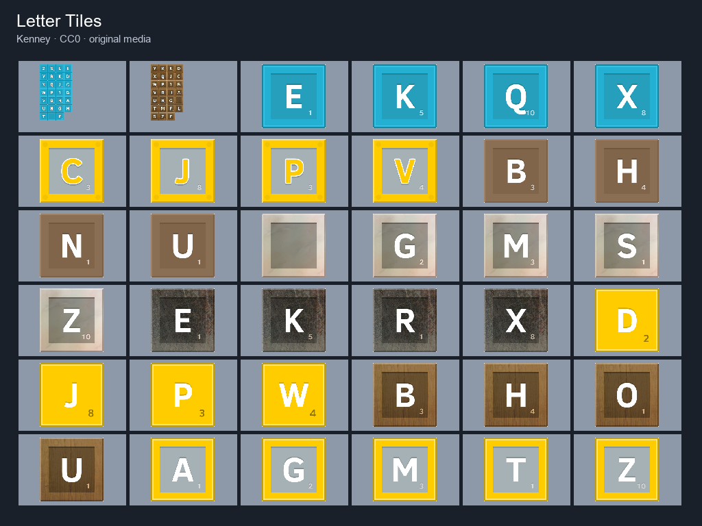 Preview of Letter Tiles