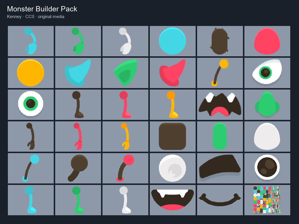 Preview of Monster Builder Pack