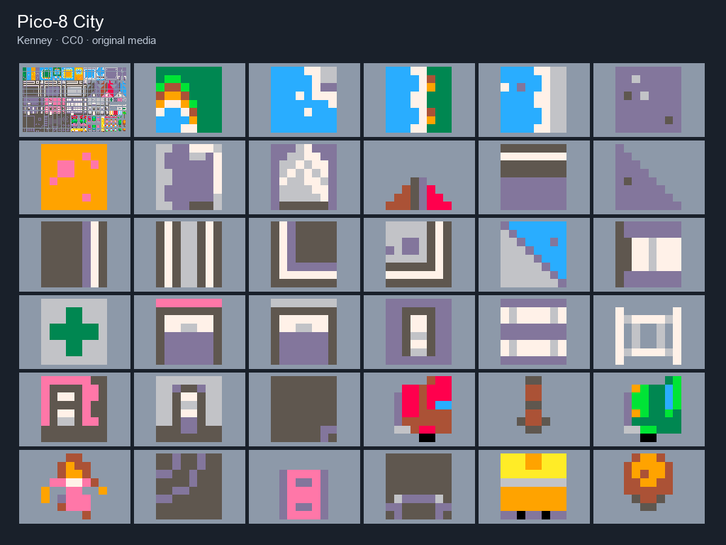 Preview of Pico-8 City